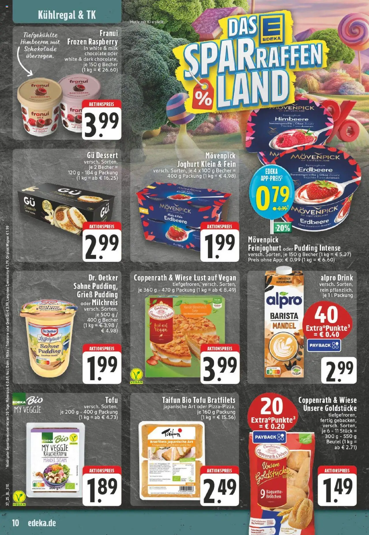 Edeka prospekt Leopoldshöhe-Asemissen	 – gültig ab 07.09.2025 | Seite: 10 | Produkte: Schokolade, Baguette, Milka, Sahne