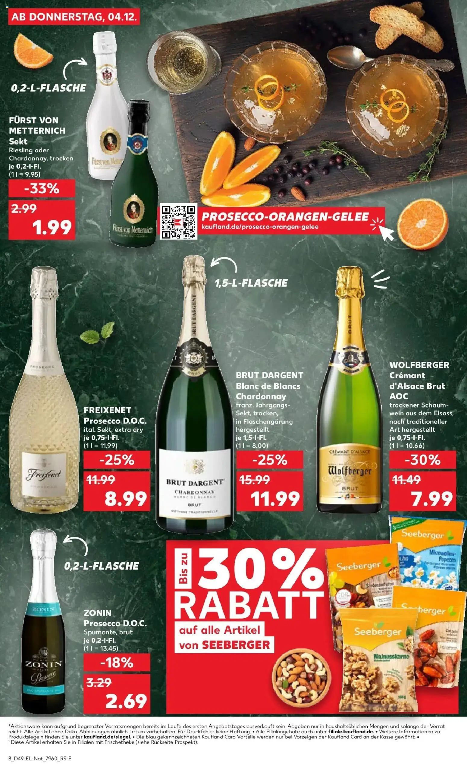 Kaufland prospekt Fulda	 – gültig ab 08.12.2025 | Seite: 74 | Produkte: Furst von metternich, Sekt, Prosecco, Wein