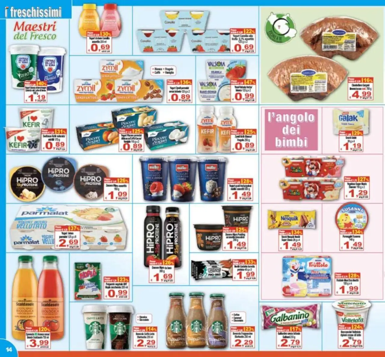 Volantino CTS del 19.08.2025 | Pagina: 14 | Prodotti: Yogurt, Caffè, Fragole