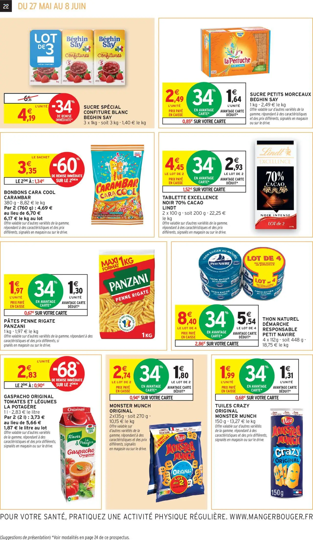  | Page: 23 | Produits: Thon naturel, Thon, Tomates, Lindt