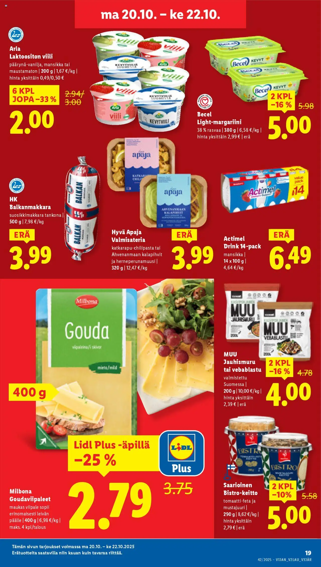 Lidl tarjoukset - Rovaniemi – voimassa 16.10.2025 alkaen | Sivu: 27