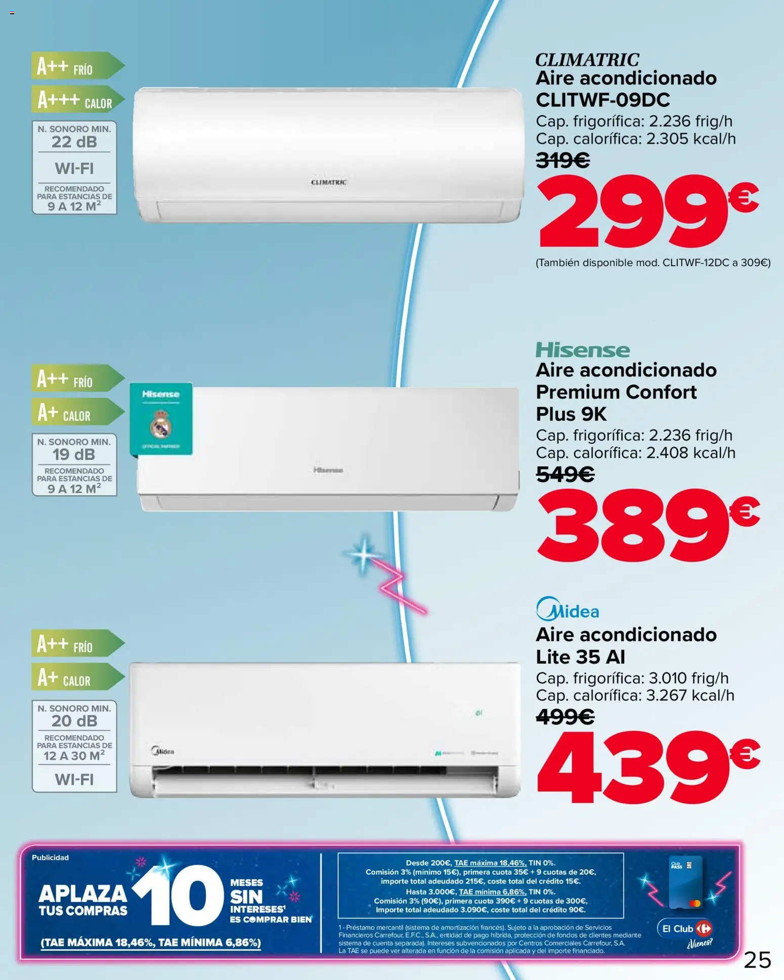 Carrefour Semana santa │ válido desde el 11.03.2026 | Página: 25 | Productos: Aire acondicionado