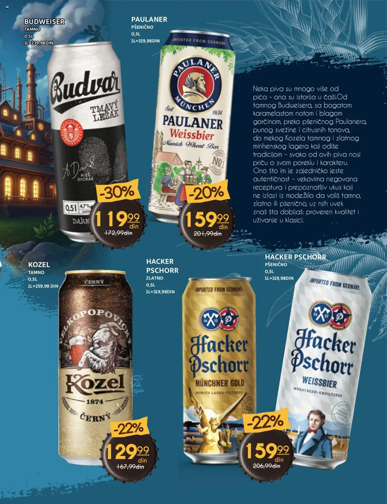 Idea katalog - važi od 09.10.2025 | Strana: 17 | Proizvode: Budweiser, Sto, Pica