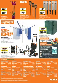 OBI aktionen ab 01.03.2026 gültig | Seite: 16 | Produkte: Solarleuchte, Telefon, Uhr