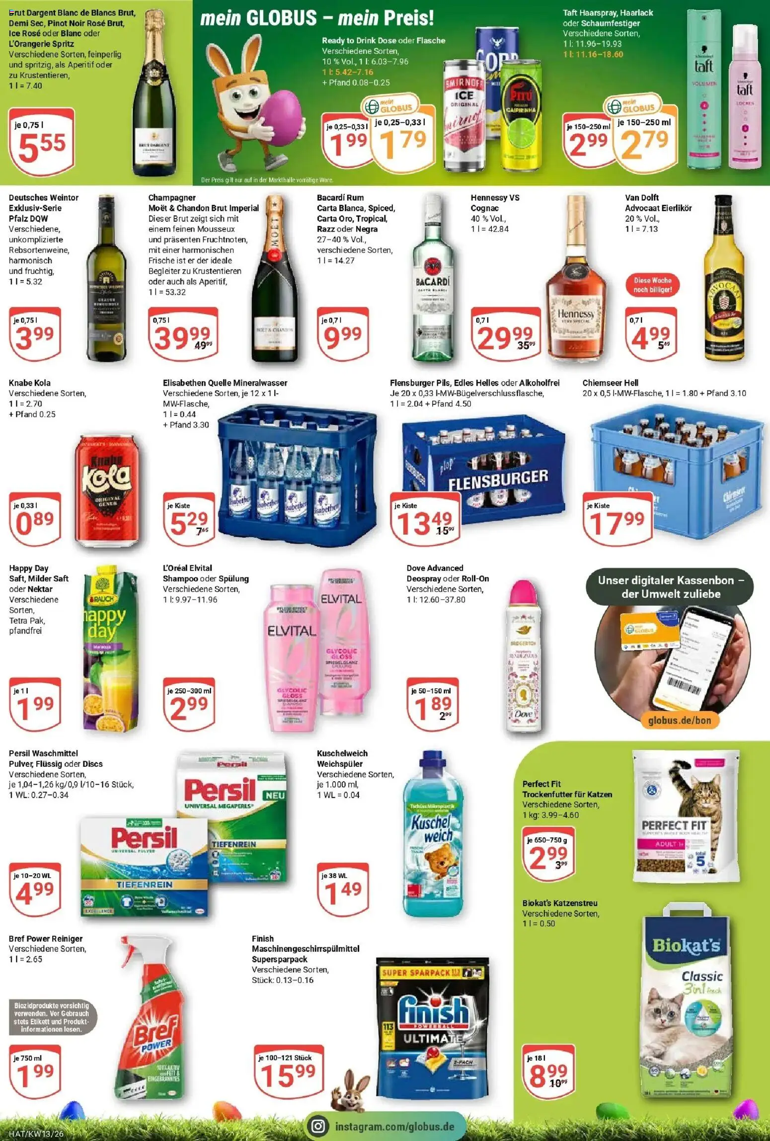 Globus prospekt Hattersheim	 – gültig ab 23.03.2026 | Seite: 3 | Produkte: Rum, Finish, Deospray, Brut dargent