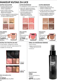 ULTRA BRONZER, Dodaj prirodnu toplinu za preplanuli izgled ili koristi kao brontour za oblikovanje. 4 meke mat nijanse sa Ultra Colour HD pigmentnom tehnologijom. Svilenkasto glatka nadogradiva formula obogaćena vitaminom E i hijaluronskom kiselinom. - pregled AVON kataloga - važi od 01.10.2025 | Strana: 70 | Proizvode: Bronzer, Rumenilo