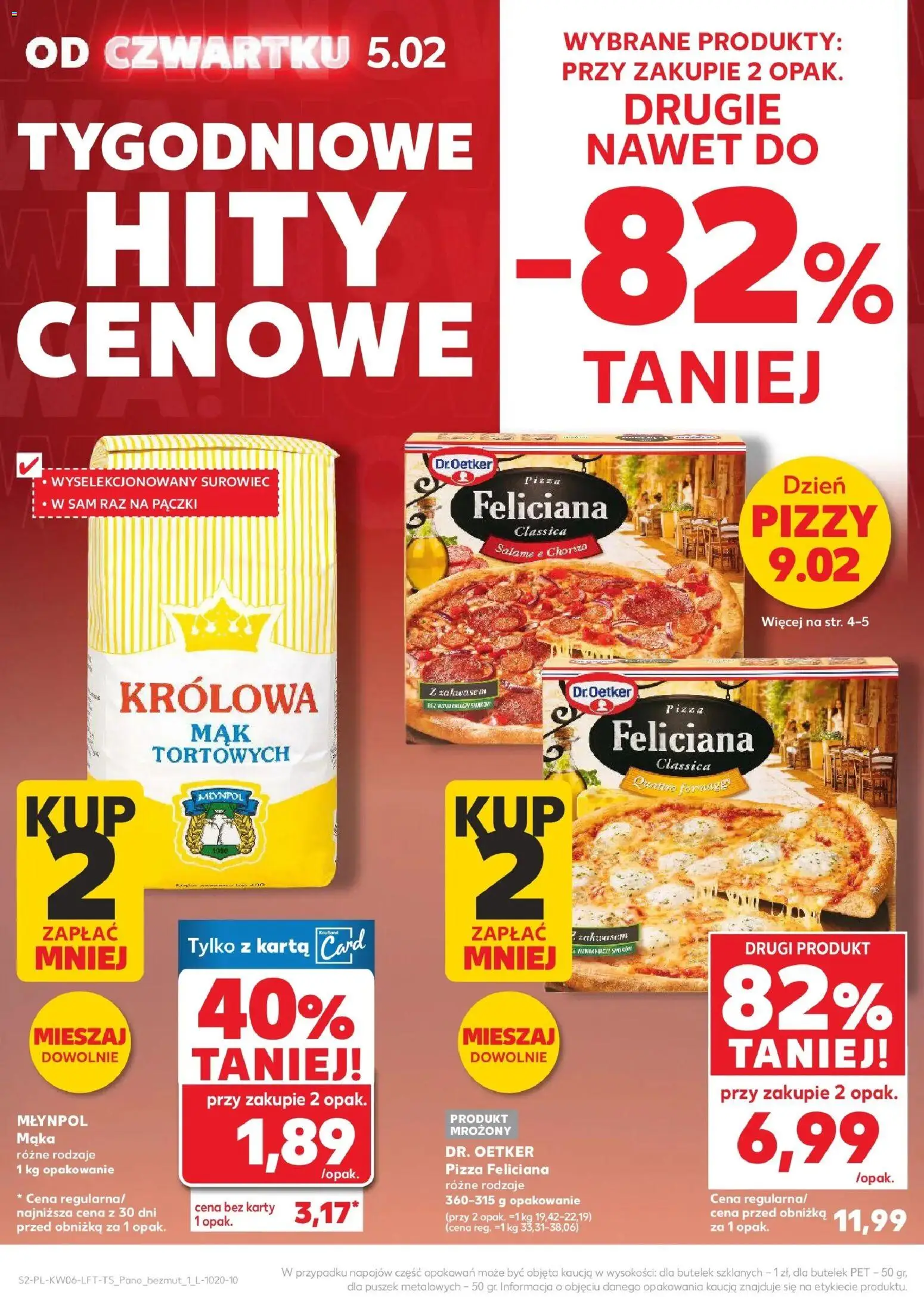Kaufland gazetka od 05.02.2026 | Strona: 2 | Produkty: Karta, Pączki, Pizza