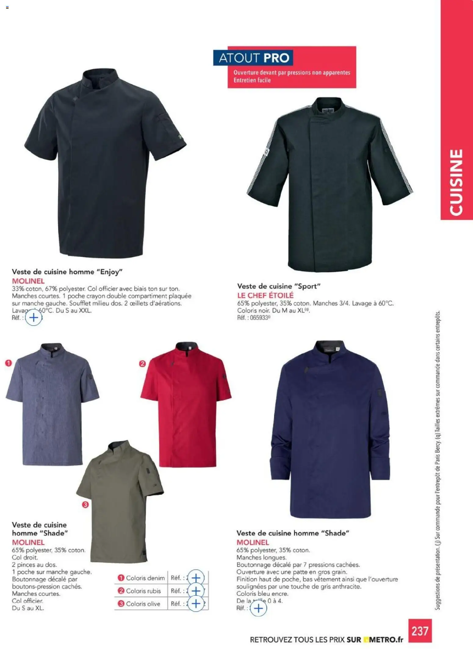 {H1} | Page: 237 | Produits: Olive, Pinces, Crayon, Veste