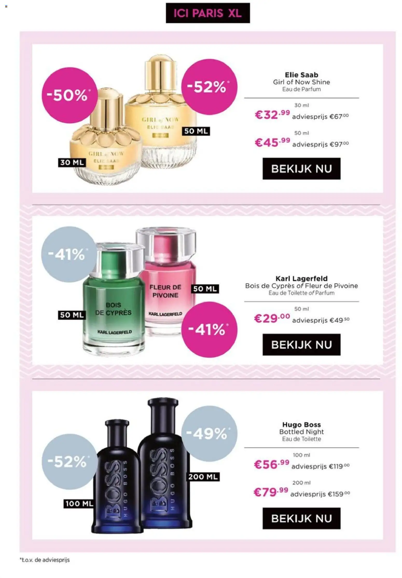 {H1} | Pagina: 2 | Producten: Parfum, Eau de toilette