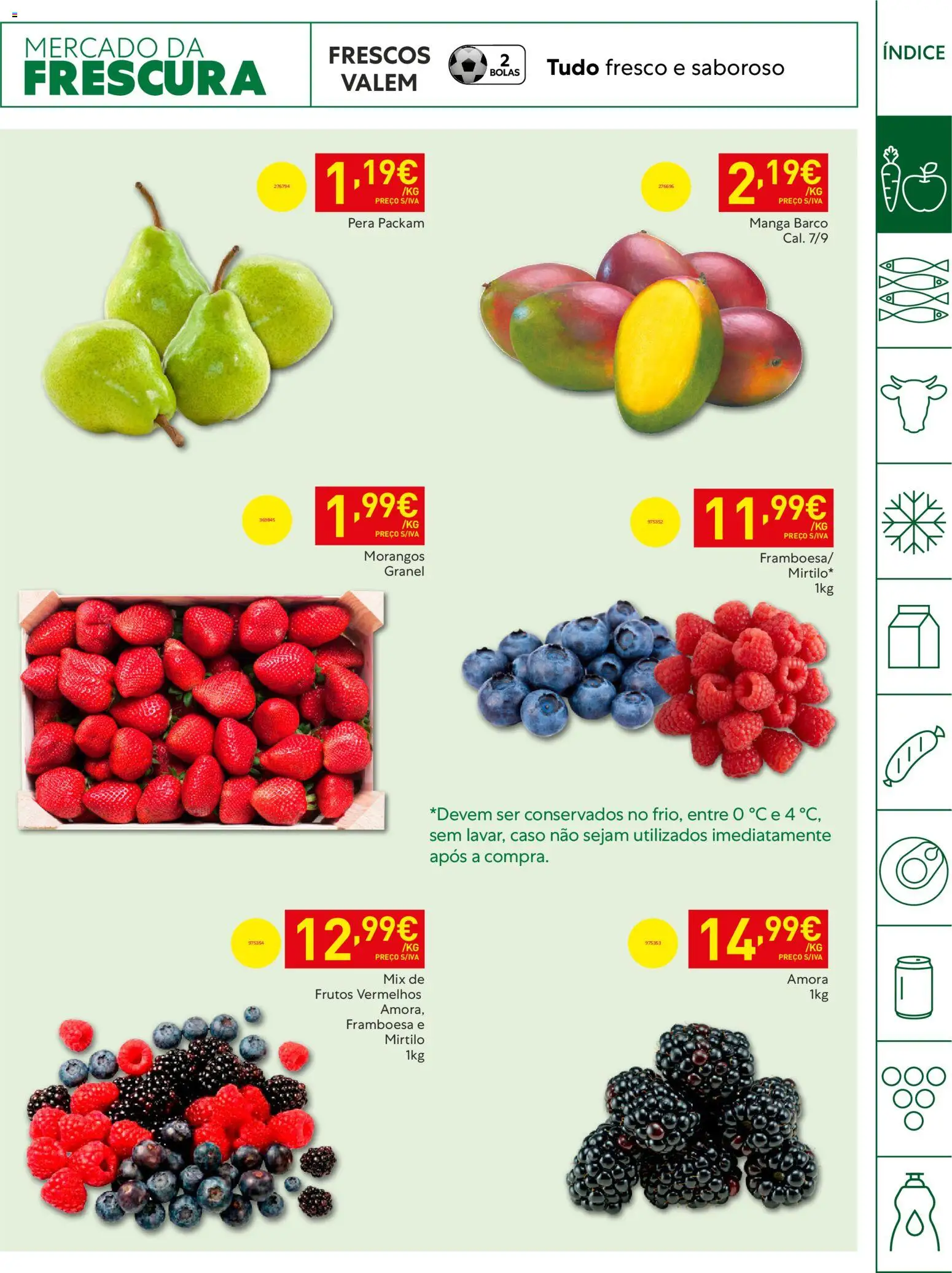 Recheio Horeca │ válido de 21.04.2026 | Página: 3 | Produtos: Morangos