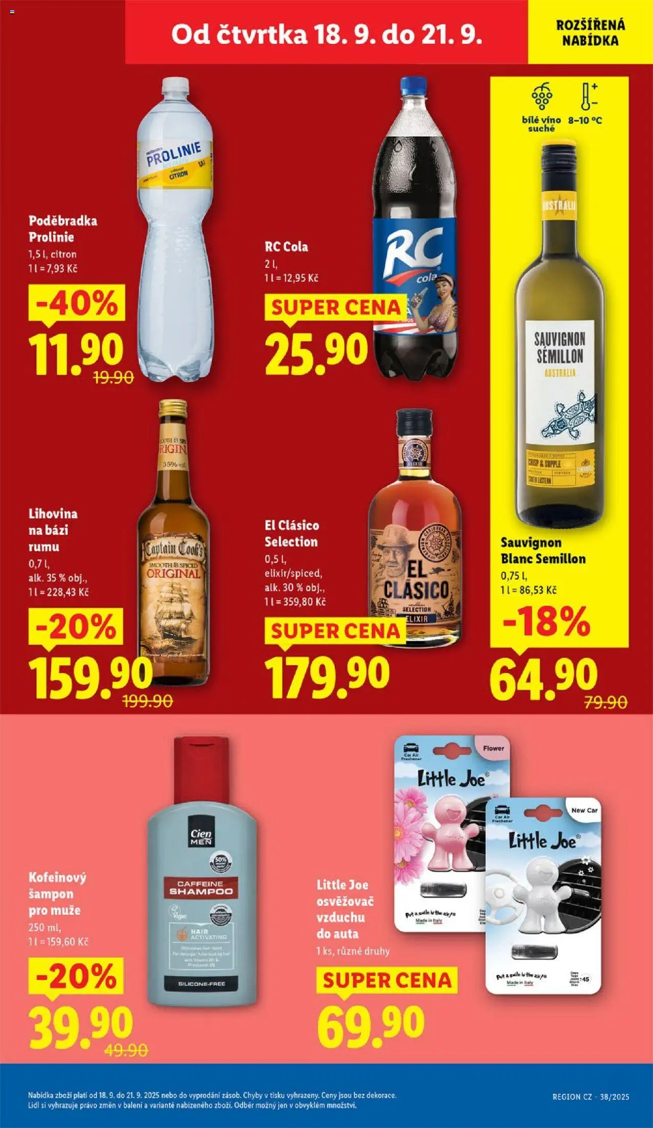 Lidl leták od 18.09.2025 | Strana: 25 | Produkty: Víno, Cien, Citron, Cola
