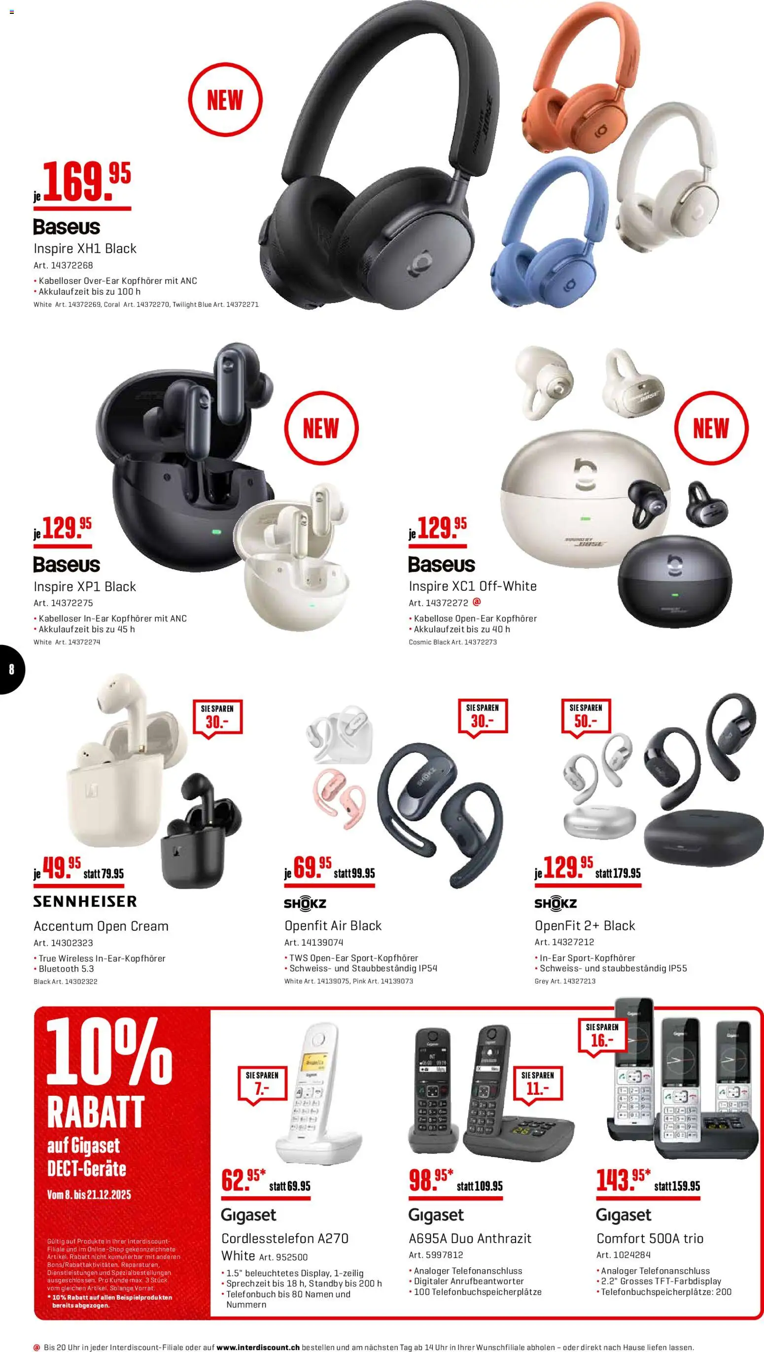 Interdiscount Aktionen – gültig ab 08.12.2025 | Seite: 8