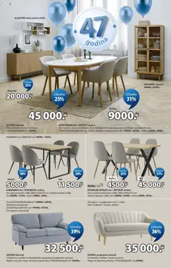 Jysk katalog - pregled Jysk kataloga - važi od 22.04.2026 | Strana: 8 | Proizvode: Stolica, Vrata, Trosed, Dvosed