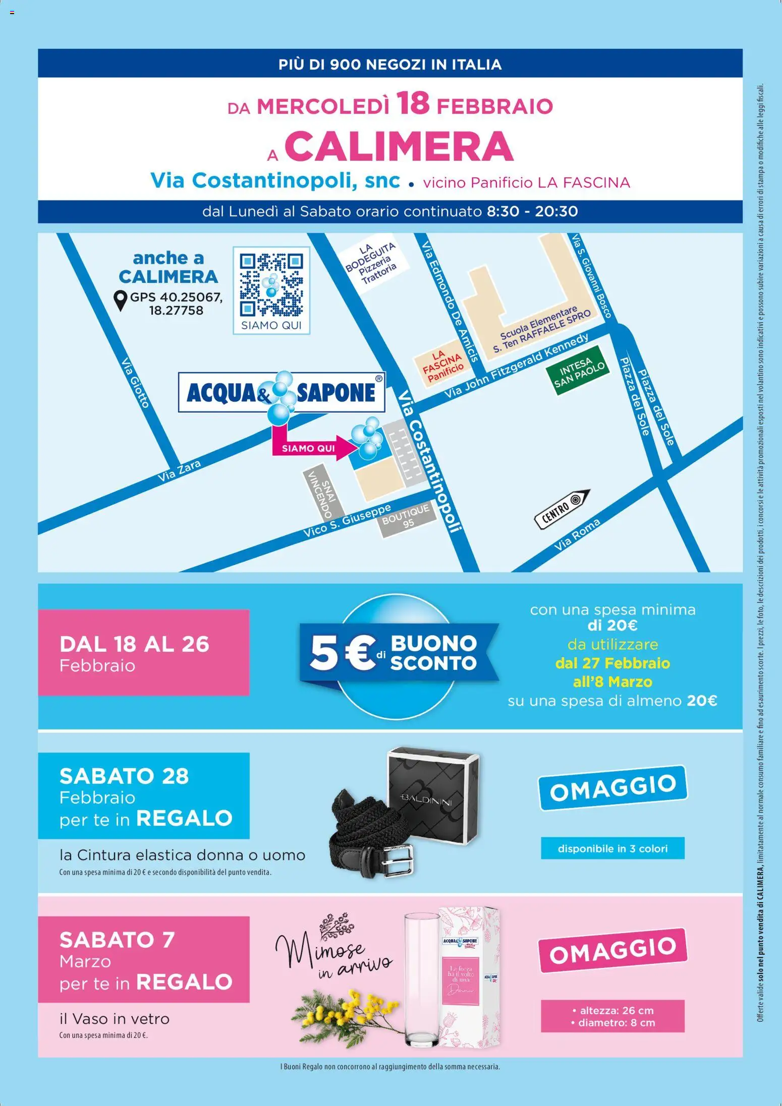 Volantino Acqua e Sapone del 18.02.2026 | Pagina: 8 | Prodotti: Sapone, Tè, Stampa, Vaso