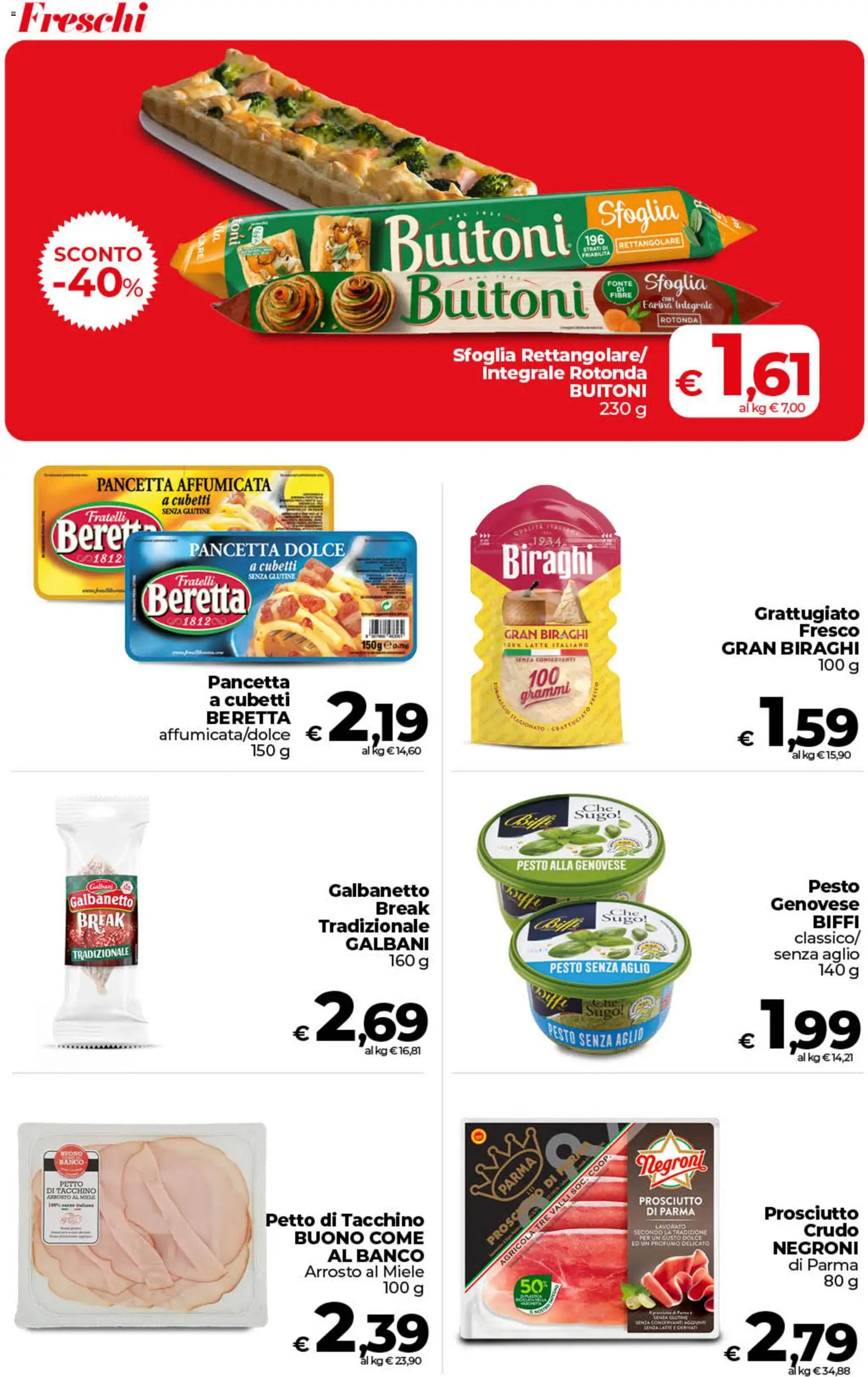 Volantino COOP del 17.03.2026 | Pagina: 11 | Prodotti: Tacchino, Prosciutto, Aglio, Profumo