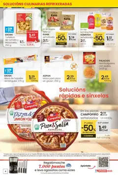 Vista previa Eroski - Quieres ahorrar conmigo válido desde el 26.03.2026 | Página: 4 | Productos: Pizza, Barbacoa, Σοκολατούχο γάλα, Caja