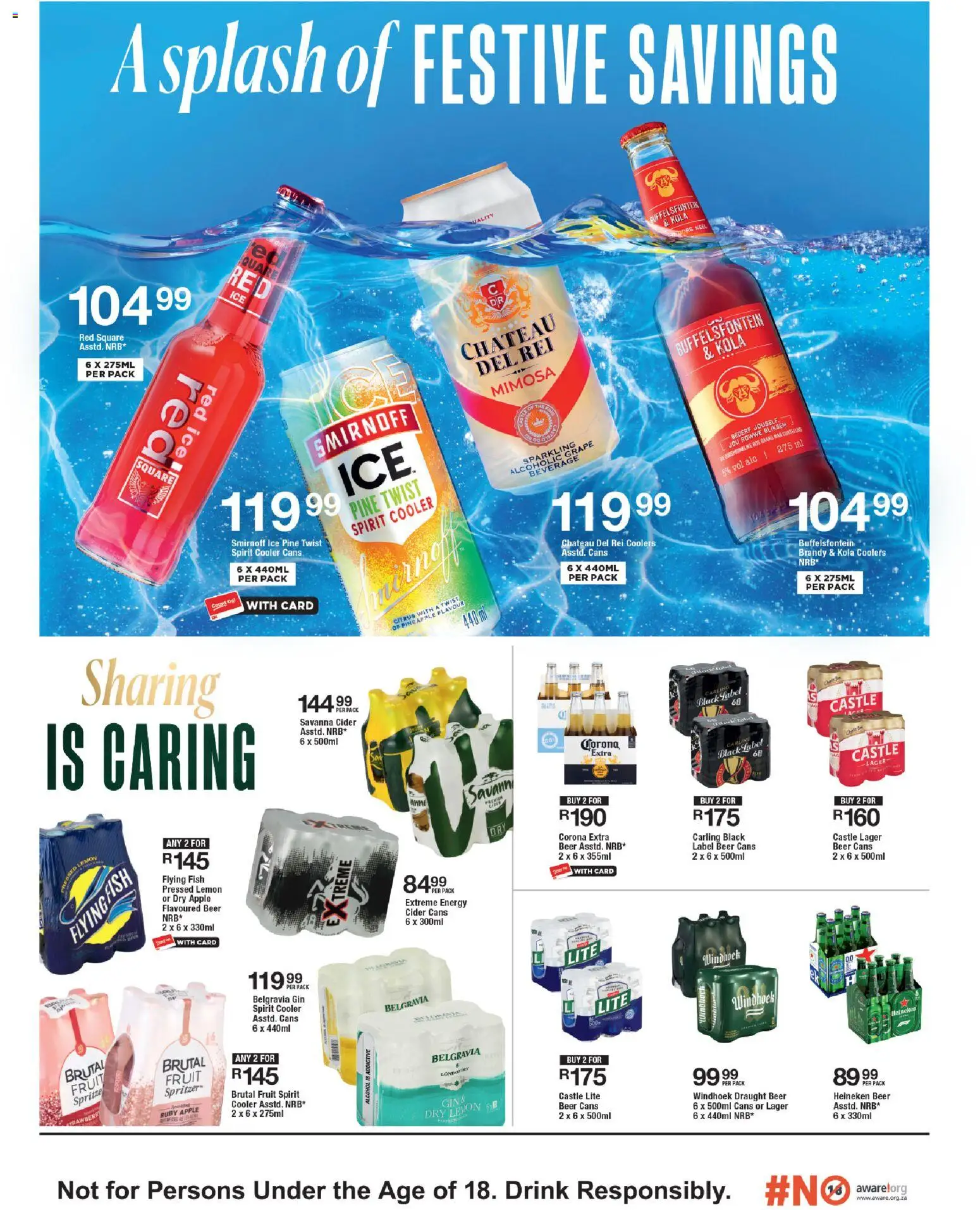 New OK Foods catalogue – valid from 10.12.2025 | Page: 3 | Products: Brandy, Cider, Beer, Fish