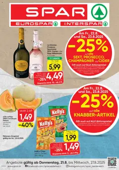 Vorschau von dem Prospekt - Spar Flugblatt gültig ab 21.08.2025