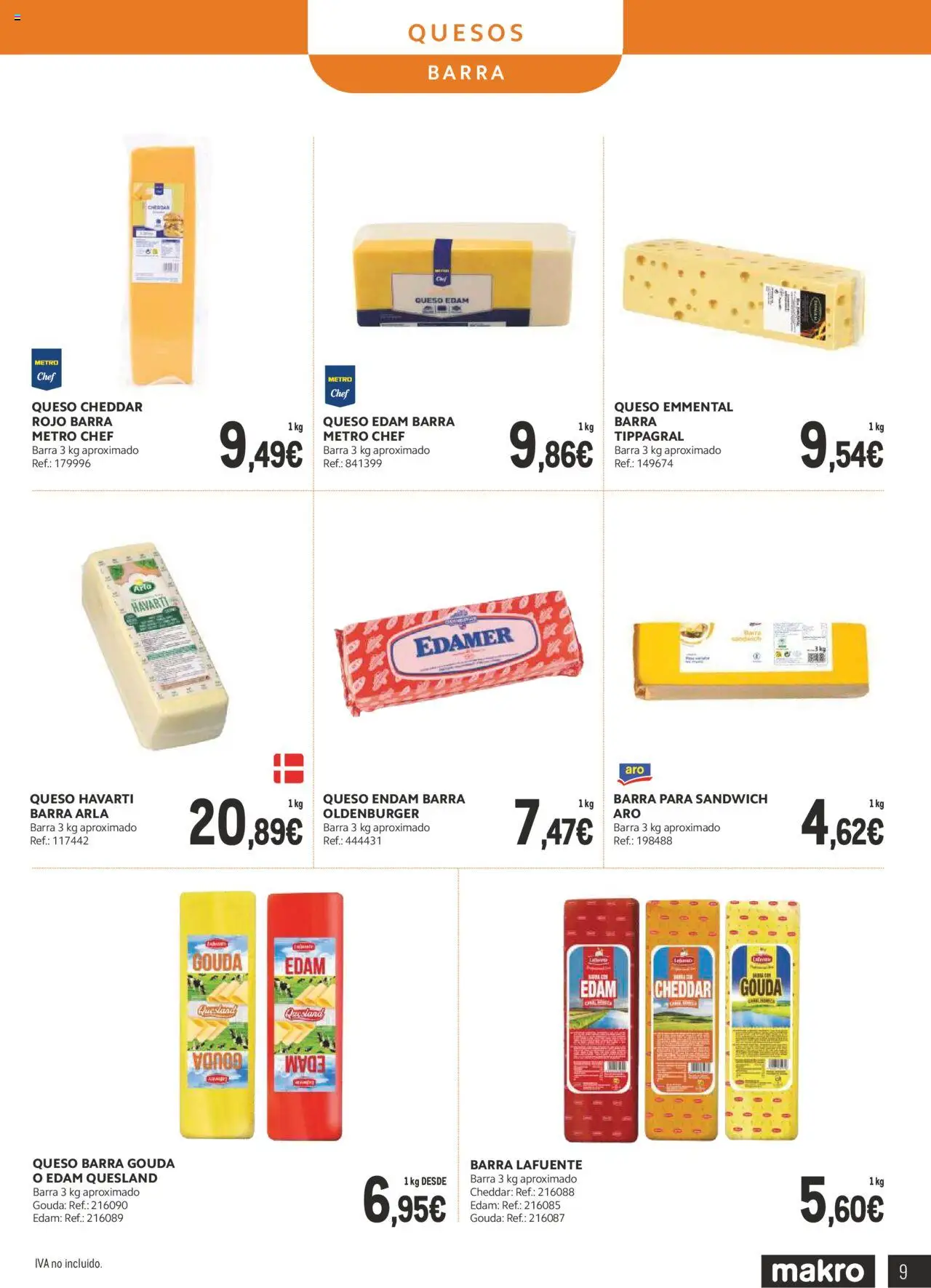 Makro - Lácteos Cantabria │ válido desde el 06.10.2025 | Página: 7 | Productos: Queso