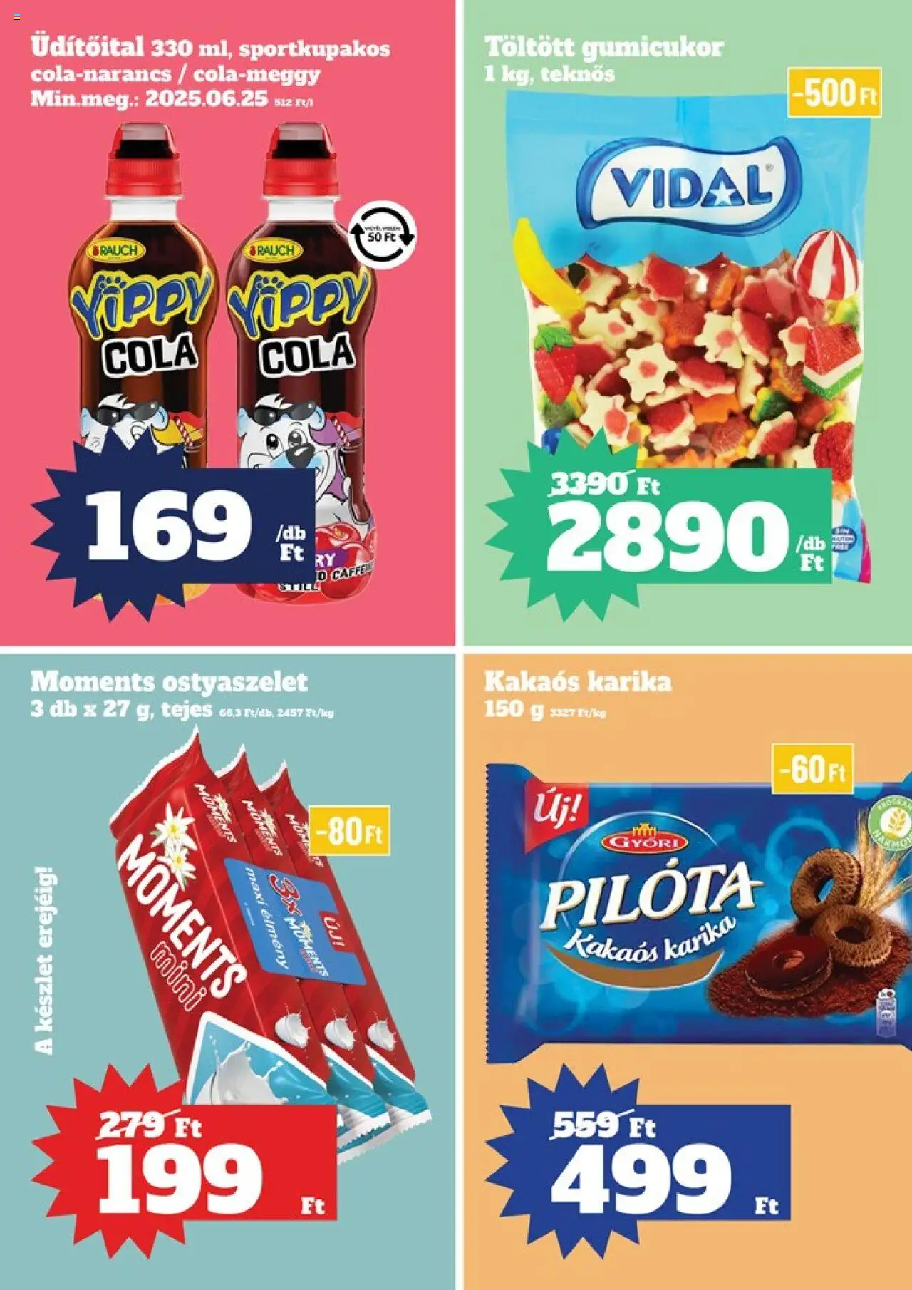 Family Diszkont akciós ujság - amely érvényes a következő dátumtól: 29.05.2025 | Oldal: 17 | Termékek: Gumicukor, Ostyaszelet, Cola
