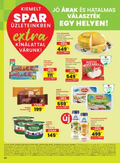 Spar Extra ajánlat - amely érvényes a következő dátumtól: 25.09.2025