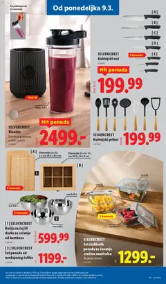 SILVERCREST Kutija za čaj ili daske za sečenje od bambusa, Tea box or bamboo cutting boards. - pregled Lidl kataloga - važi od 05.03.2026 | Strana: 103 | Proizvode: Silvercrest, Nož, Blender, Čaj