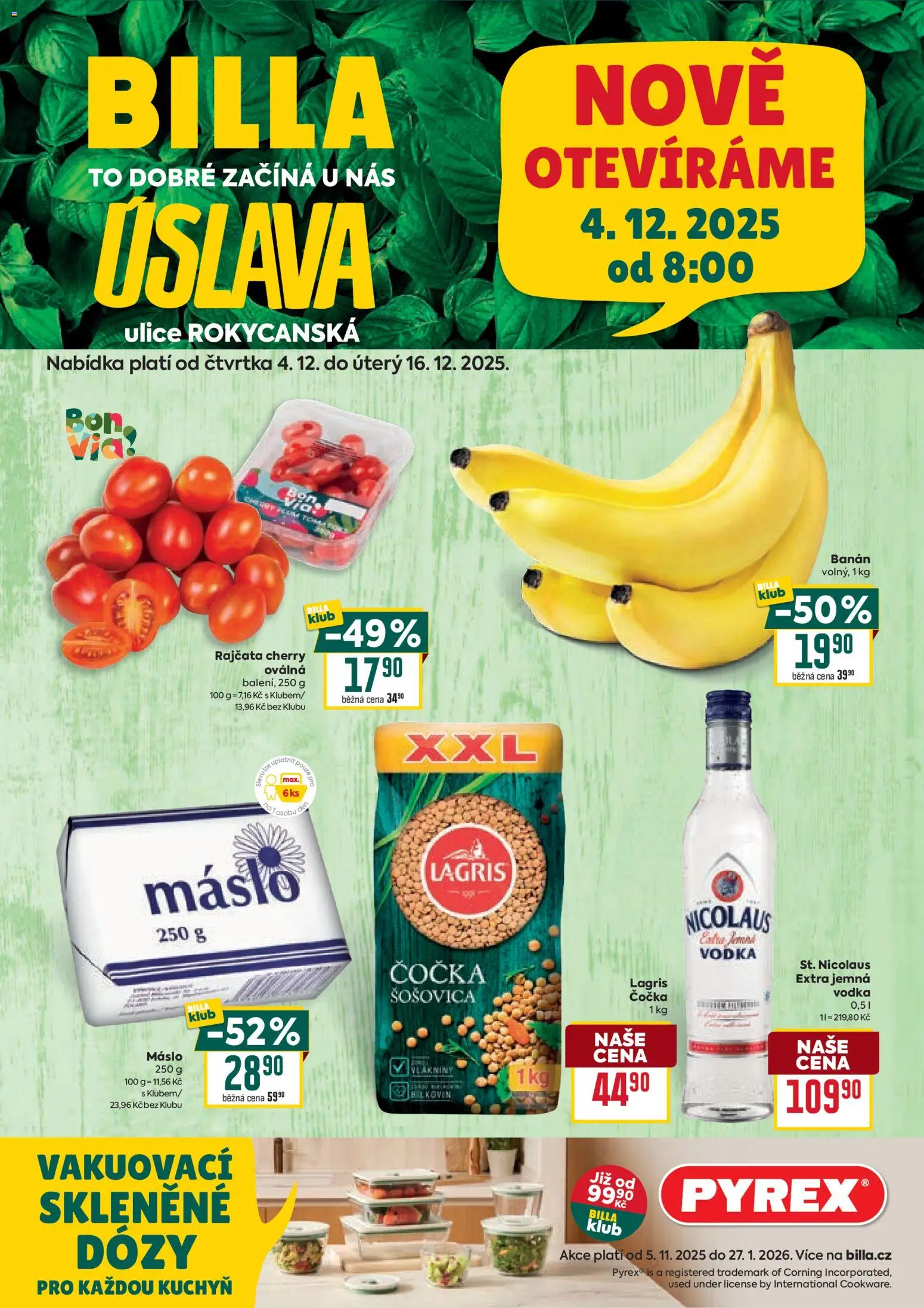 Billa leták - Speciál: Plzeň od 04.12.2025 | Strana: 1