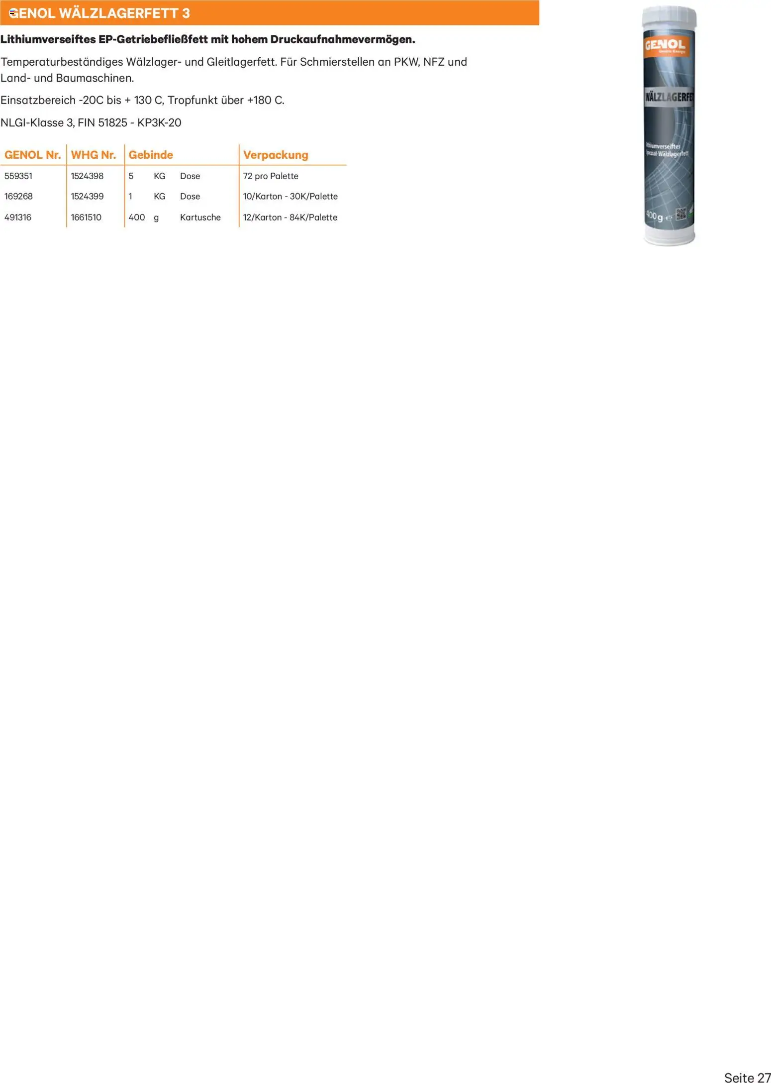 Lagerhaus Genol - Produkt- übersicht gültig ab 03.12.2025 | Seite: 27