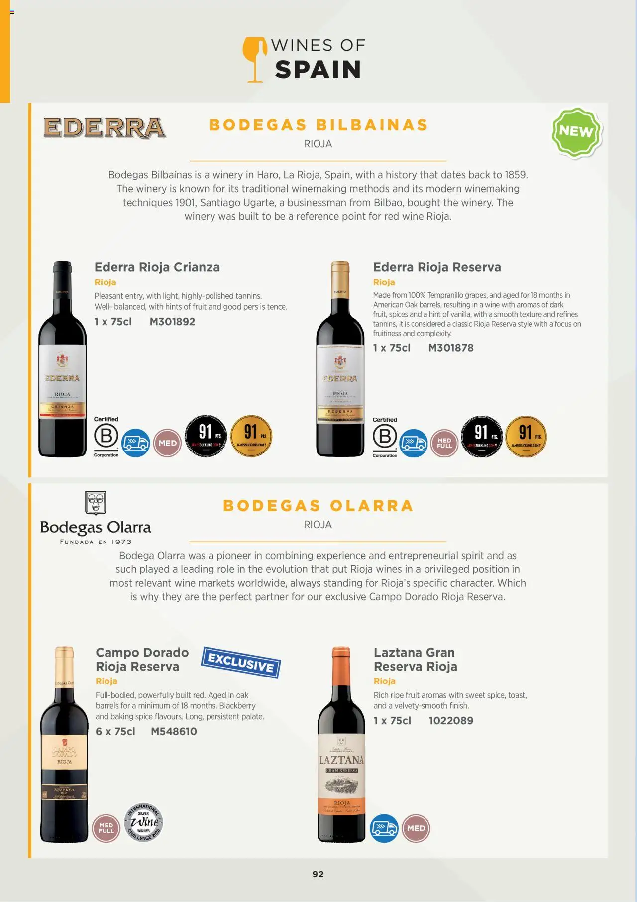  | Page: 92 | Products: Starting Blocks, Wine
