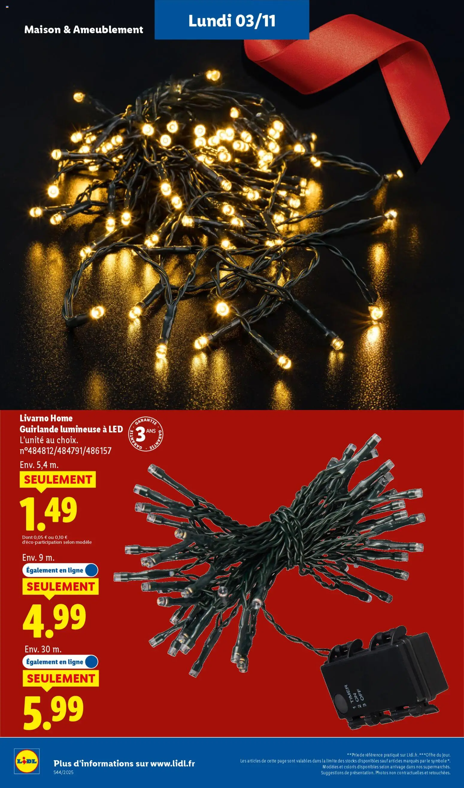 {H1} | Page: 8 | Produits: Guirlande lumineuse