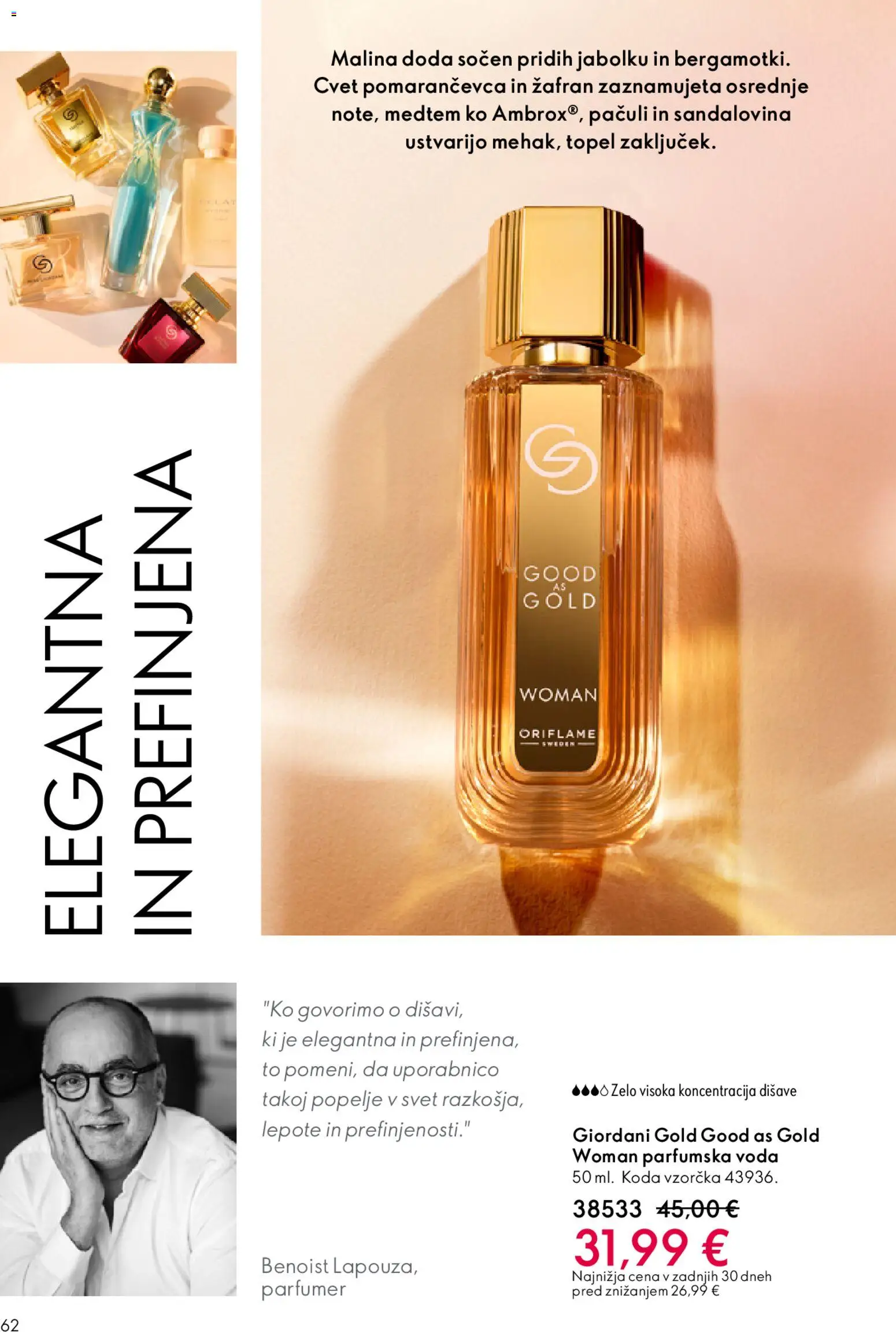 Novi Oriflame katalog ponudbe – veljaven od 31.12.2025 | Stran: 62 | Izdelki: Voda, Parfumska voda