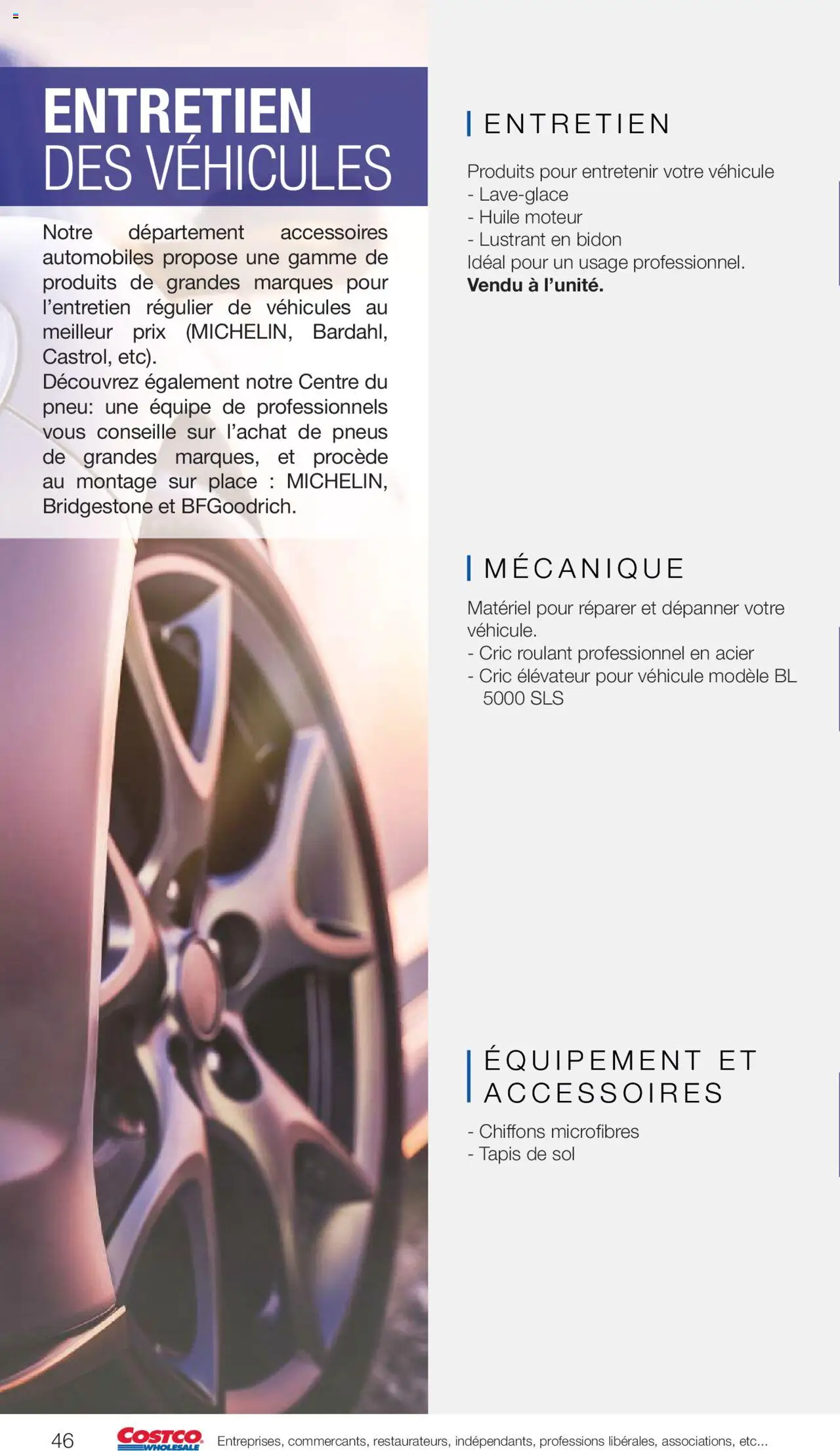  | Page: 46 | Produits: Pneus, Huile moteur, Tapis, Huile