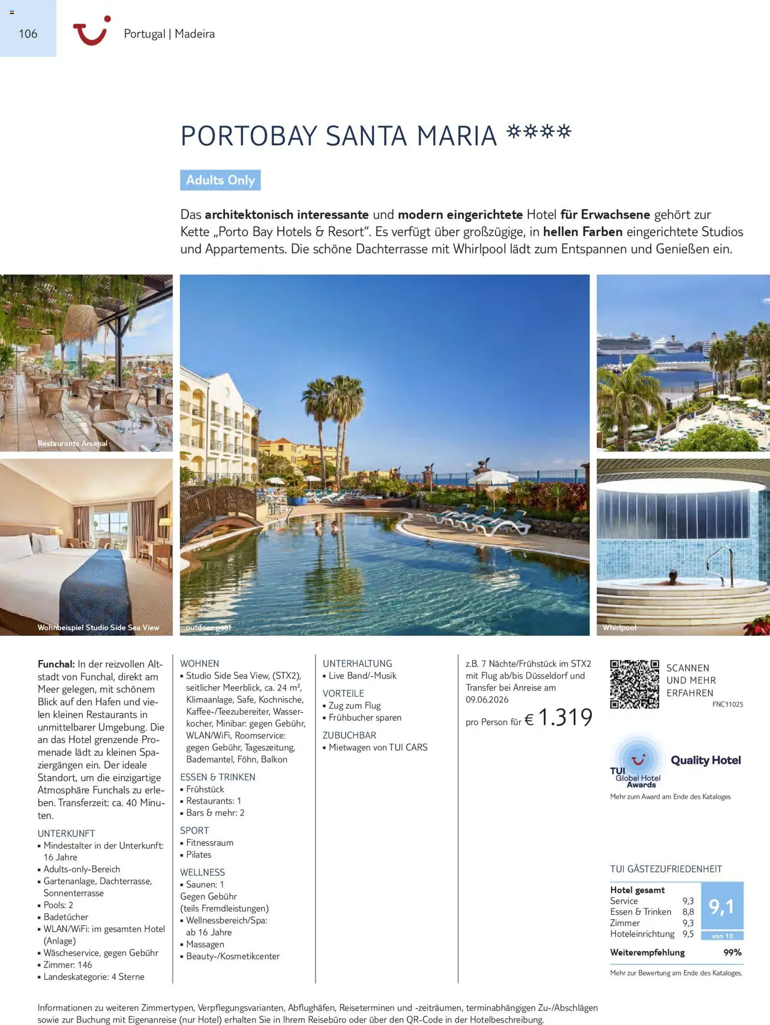 TUI Prospekt Südeuropa & Nordafrika 2026/27 – gültig ab 03.03.2026 | Seite: 106 | Produkte: Wasser