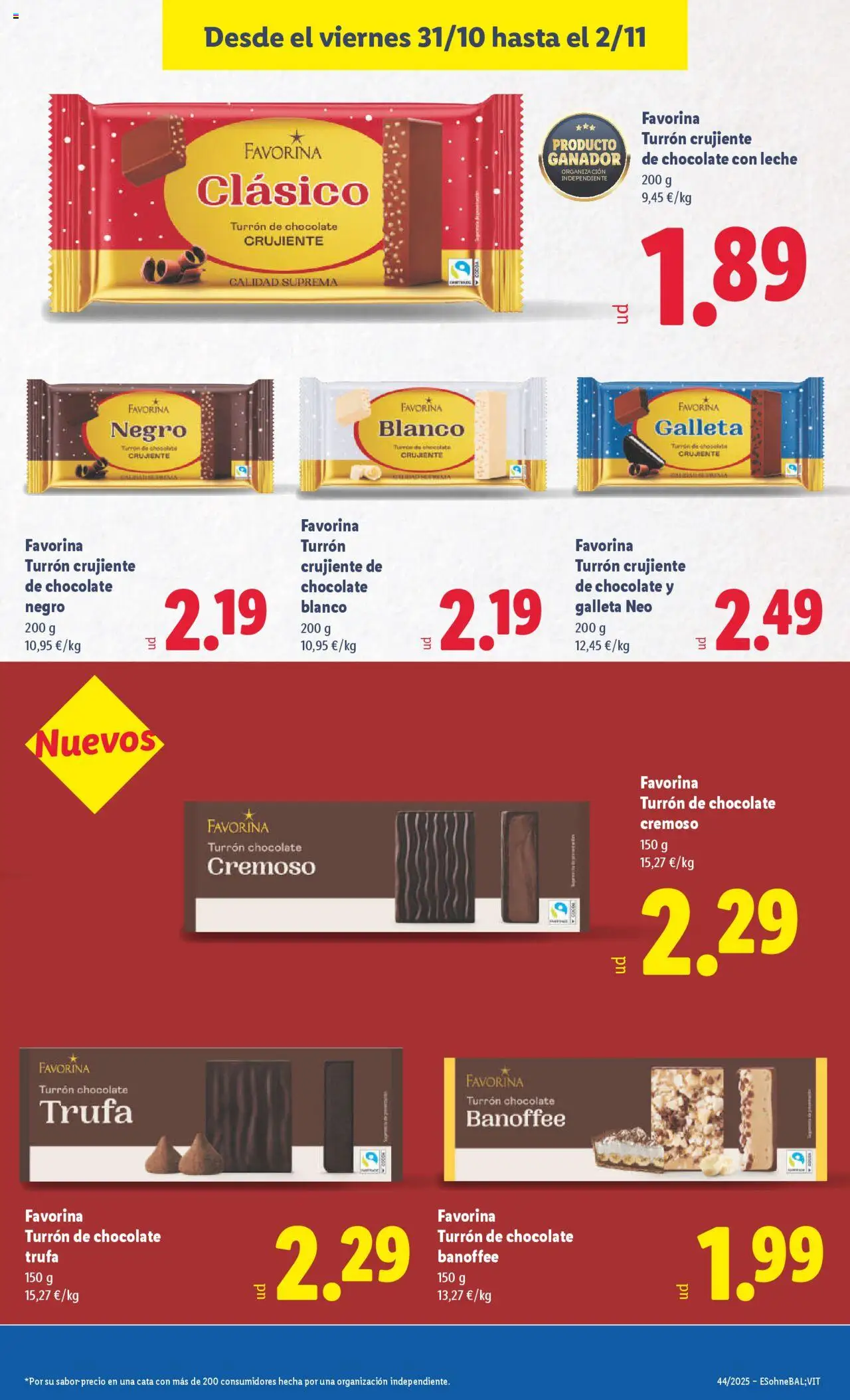 Lidl catálogo MAD │ válido desde el 27.10.2025 | Página: 27 | Productos: Leche, Chocolate, Chocolate con leche