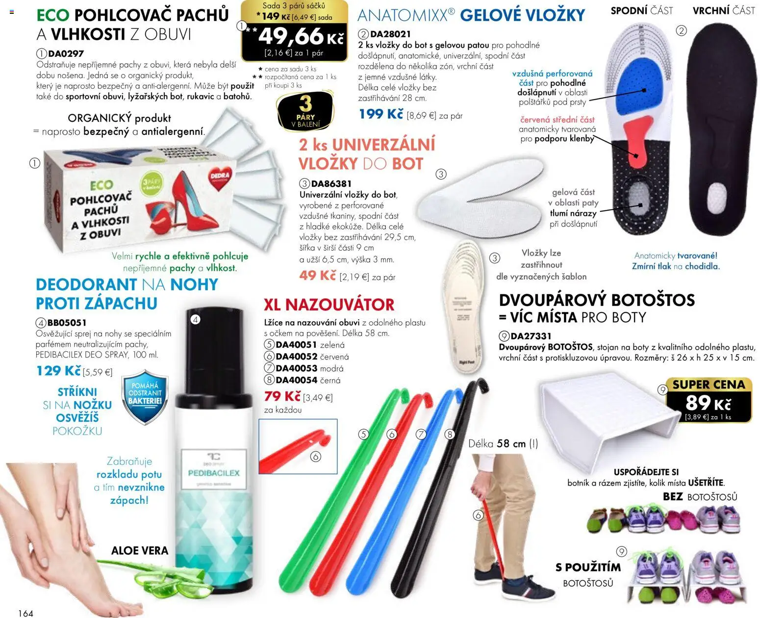 Nové Dedra akcie – leták je platný od 24.04.2026 | Strana: 64 | Produkty: Botník