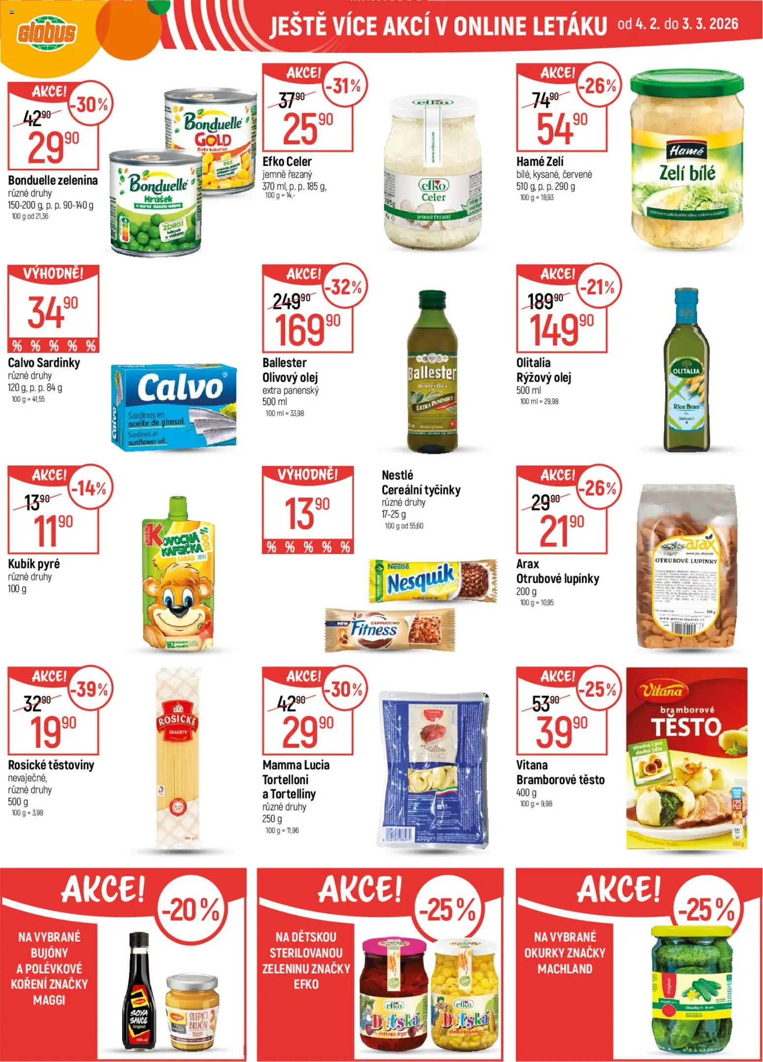 Globus leták od 18.02.2026 | Strana: 41 | Produkty: Zelí, Nesquik, Bujón, Sardinky