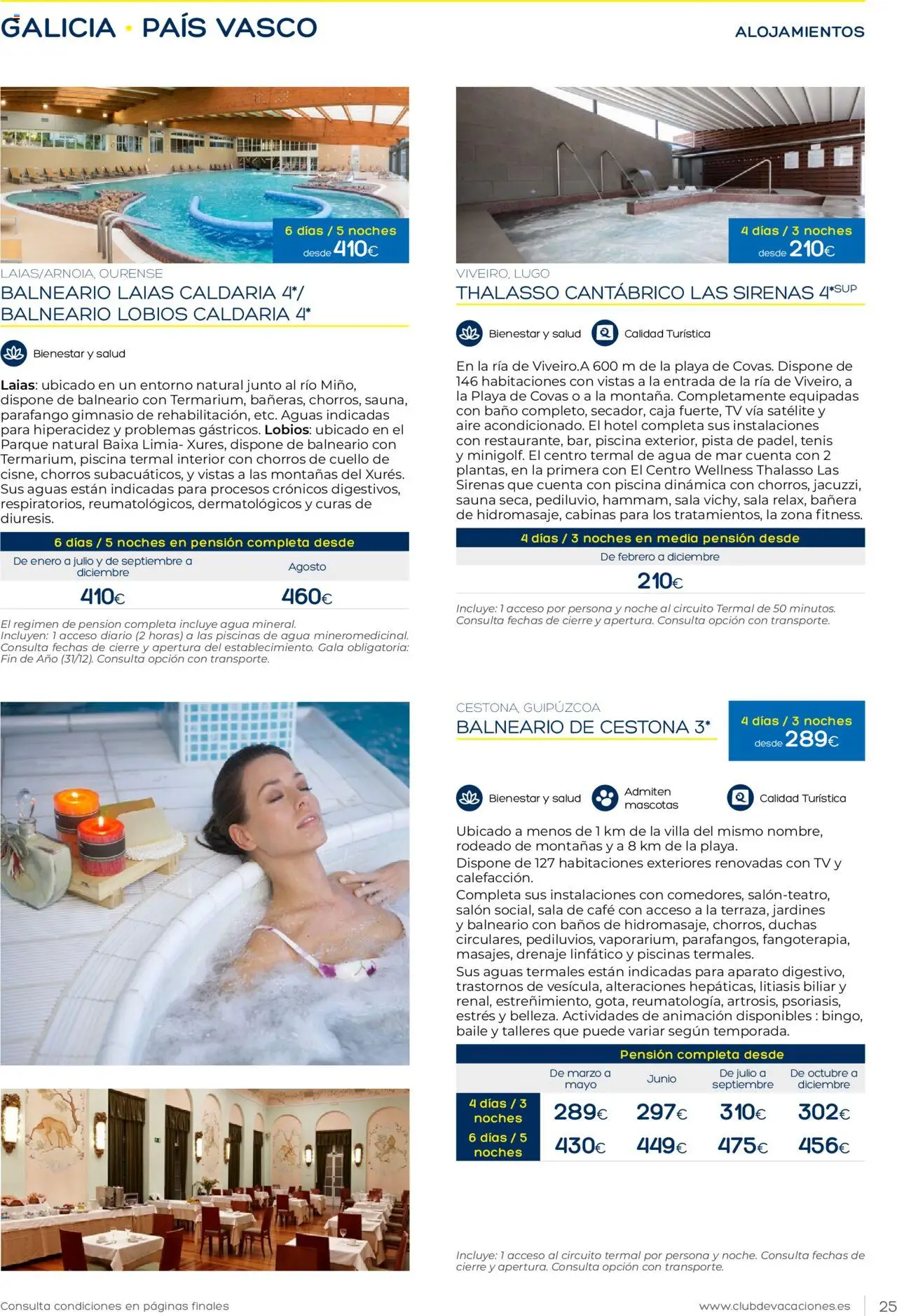 Viajes El Corte Inglés Club de Vacaciones │ válido desde el 01.01.2025 | Página: 25 | Productos: Café, Satélite, Caja, Baño