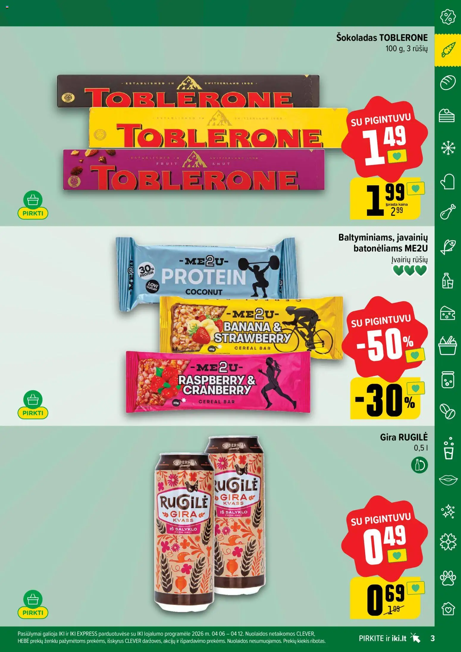 IKI akcijos nuo 06.04.2026 | Puslapis: 3 | Prekių: Šokoladas