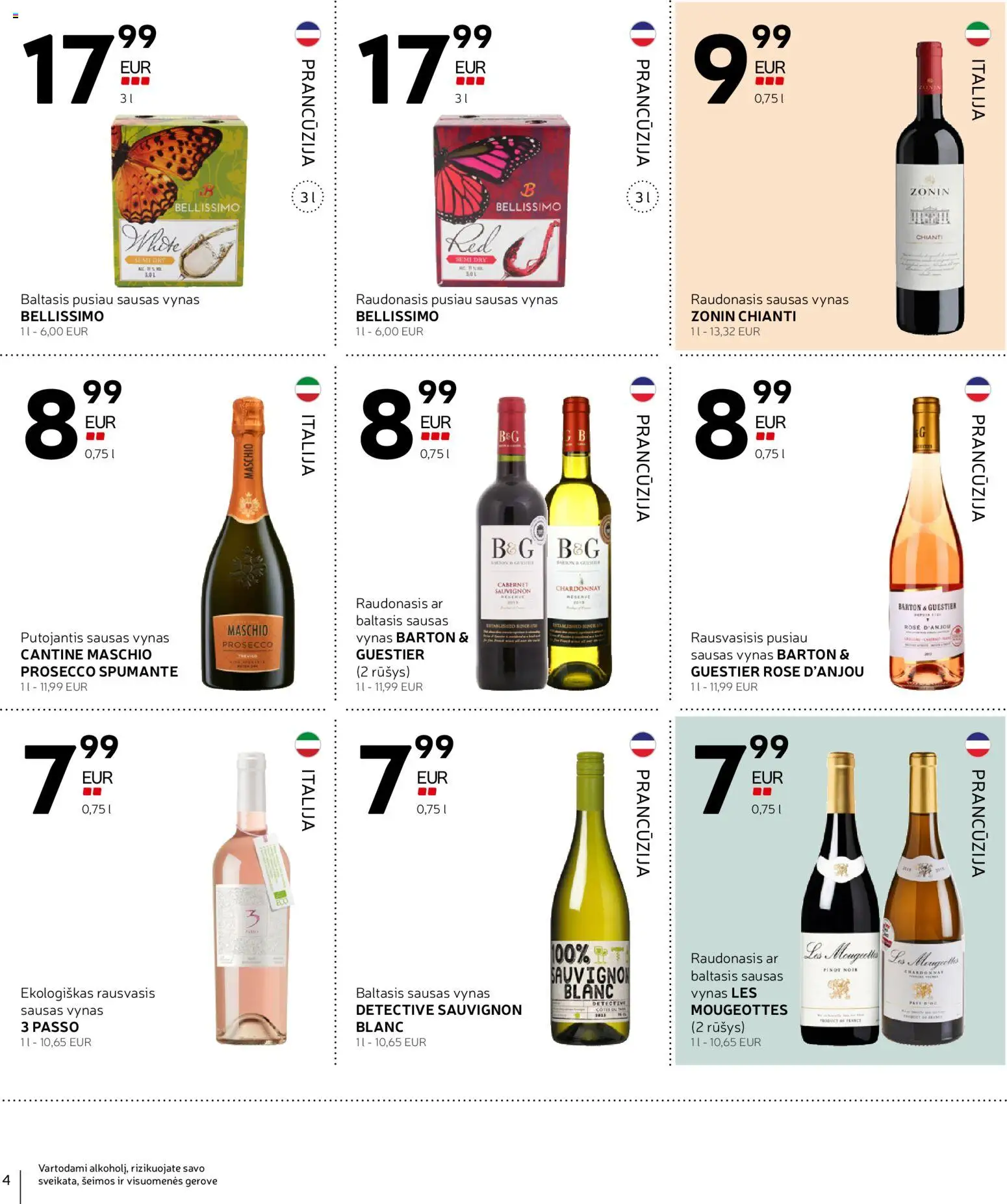 Rimi akcijos nuo 04.11.2025 | Puslapis: 4 | Prekių: Vynas