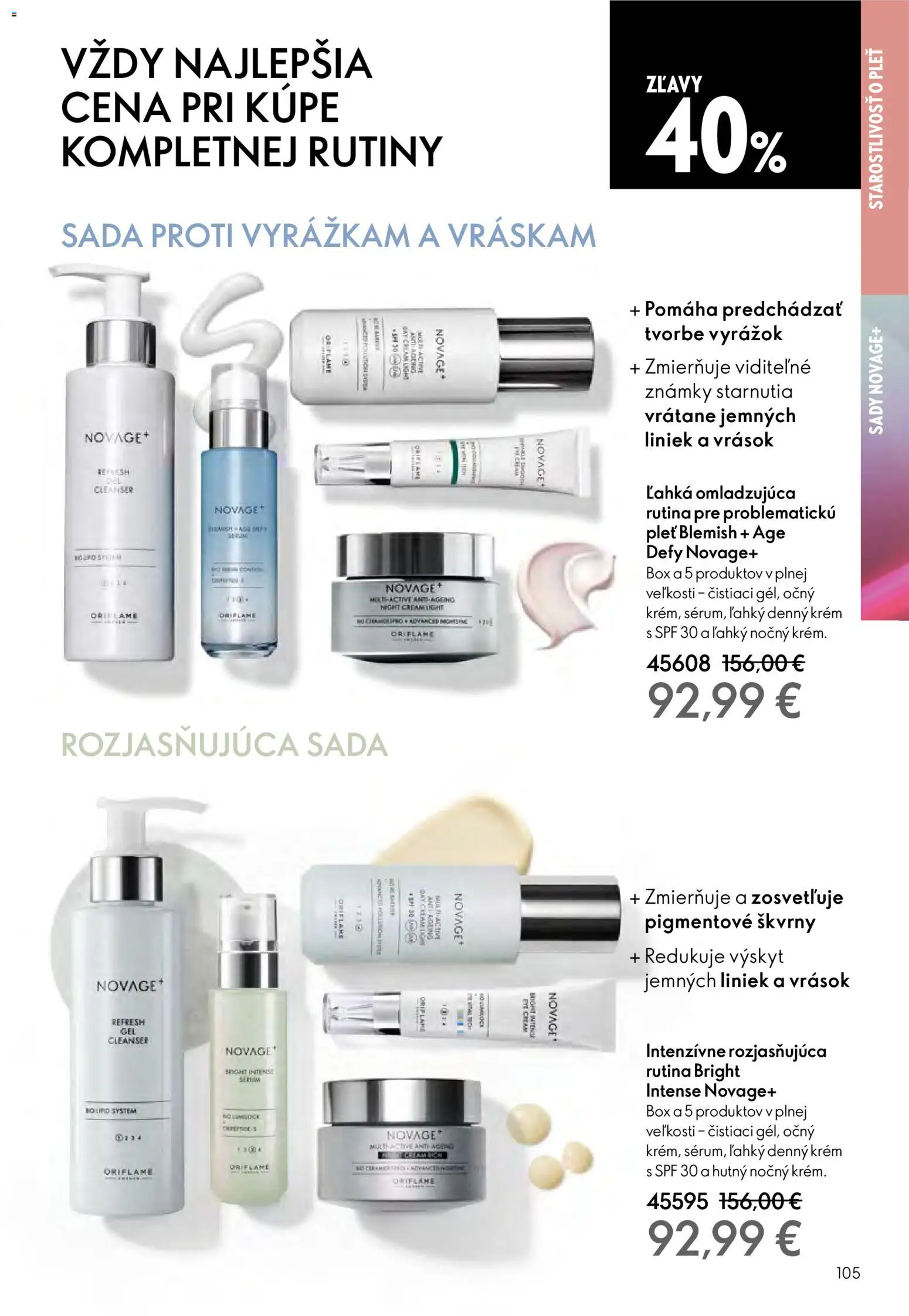 Nové Oriflame akcie – leták je platný od 12.11.2025 | Strana: 105 | Produkty: Krém