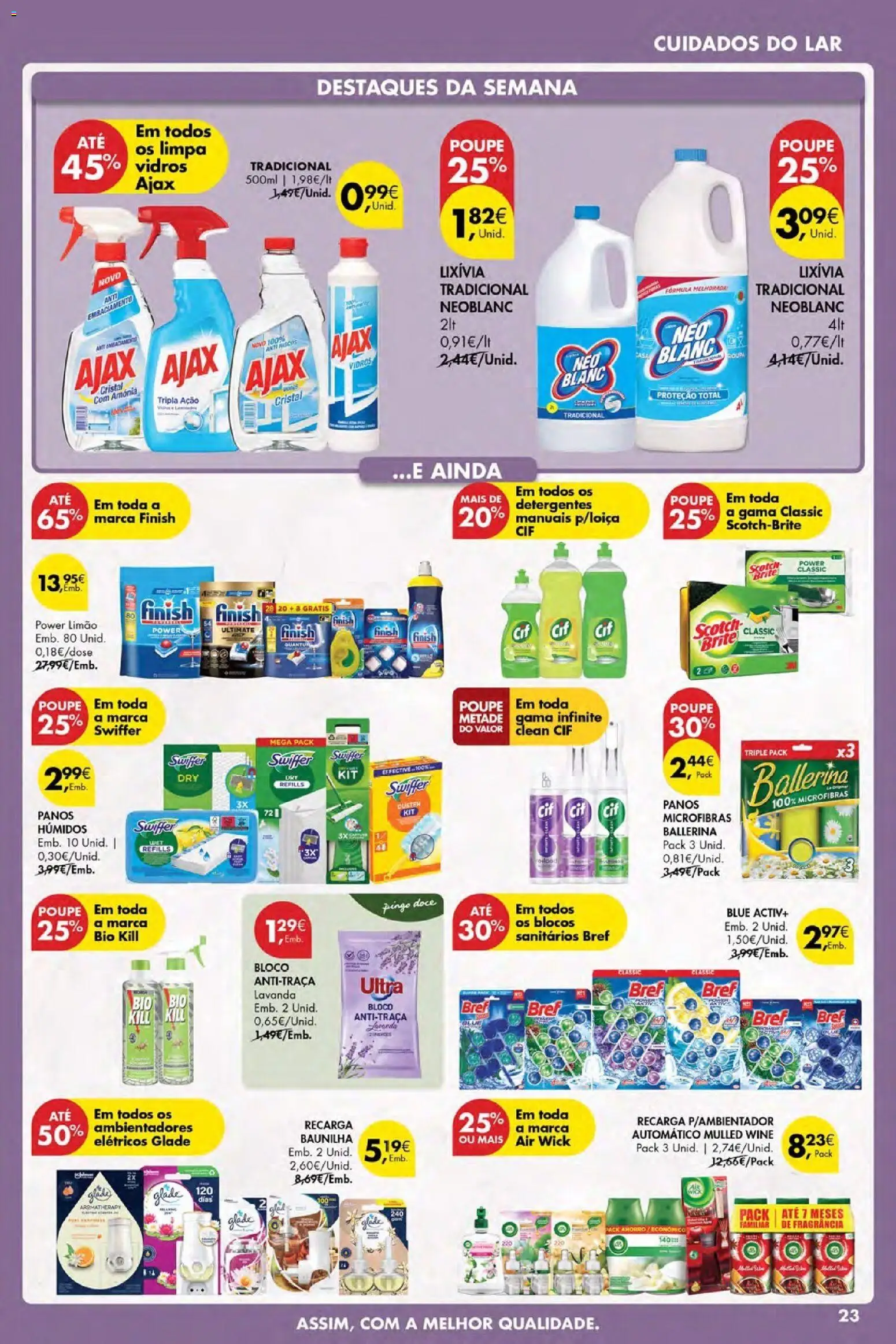 Pingo Doce Poupe Esta Semana Açores │ válido de 09.04.2026 | Página: 25 | Produtos: Fragrância, Limpa vidros