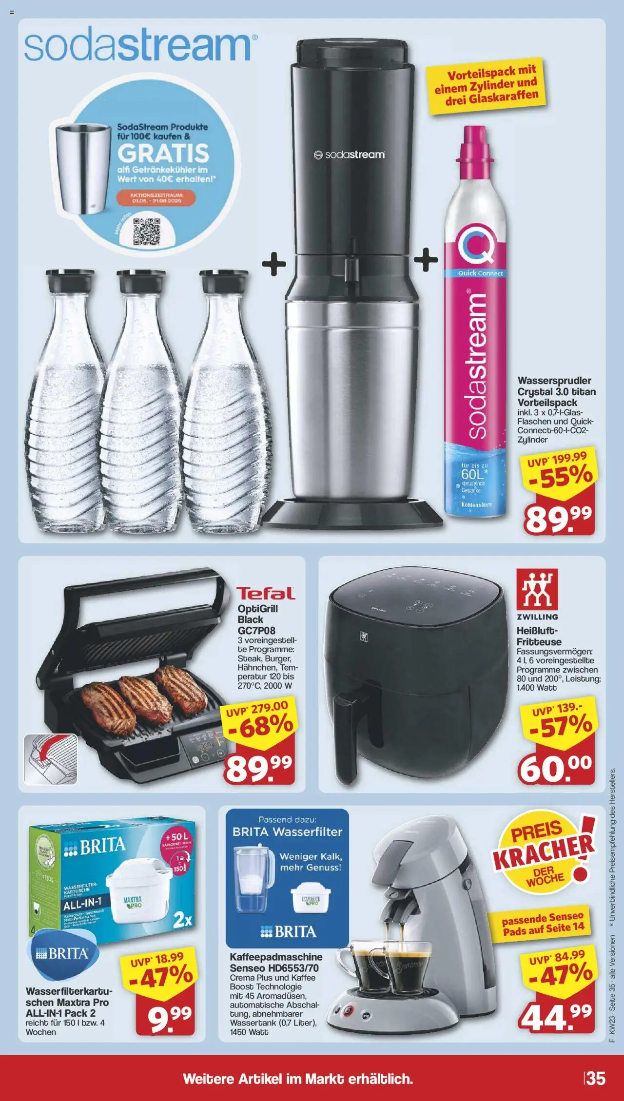 Famila Nordwest Prospekt 	 - gültig ab dem 02.06.2025 | Seite: 43 | Produkte: Senseo, Grill, Kaffee, Fritteuse