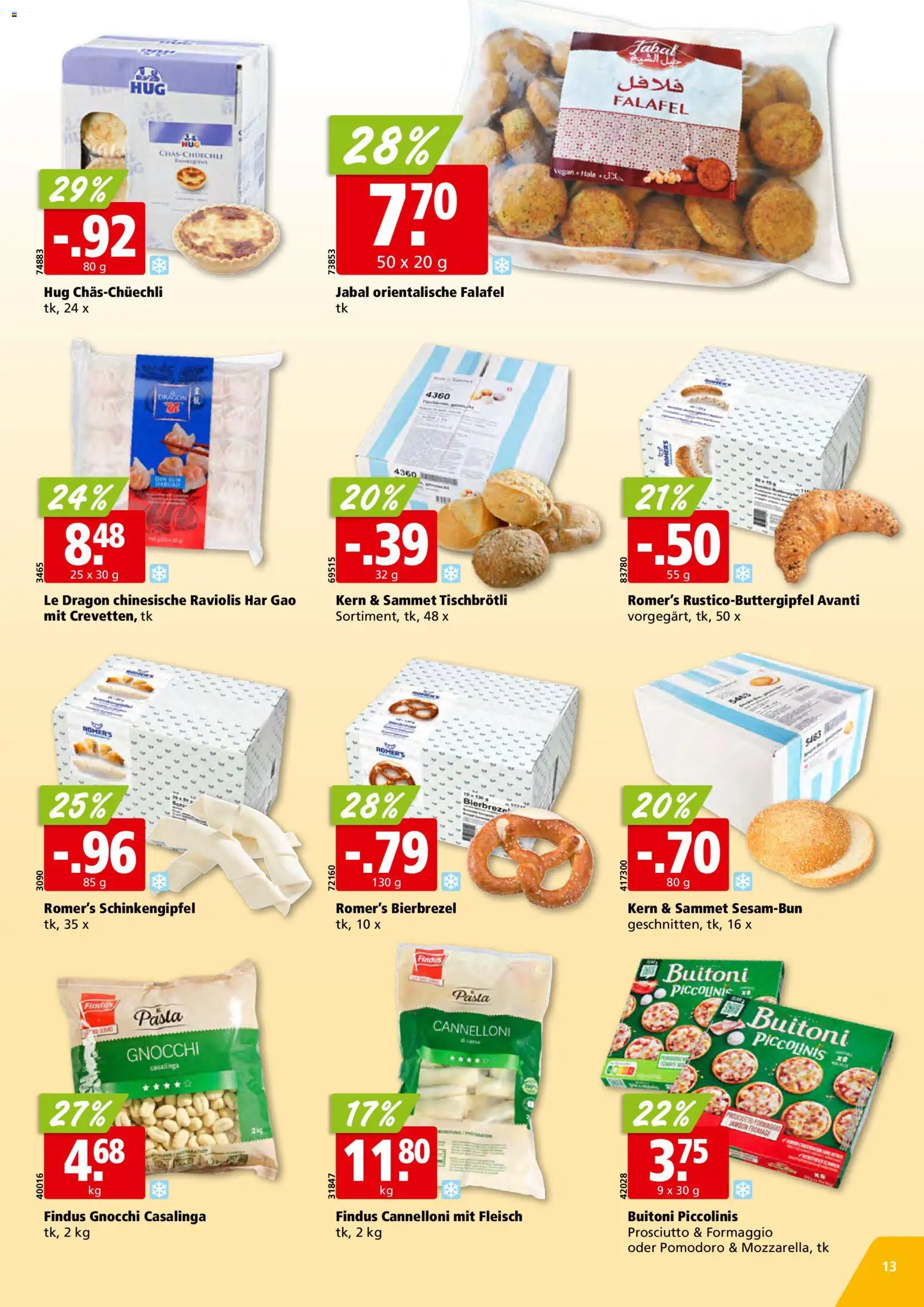 Aligro Aktionen Schlieren, Gossau SG, Frauenfeld, Rapperswil-Jona, Sargans, Bern, Brüttisellen, Pratteln, Emmen, Spreitenbach – gültig ab 01.12.2025 | Seite: 13 | Produkte: Pasta