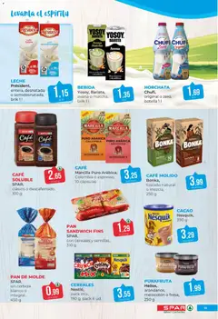 Vista previa Spar - folleto válido desde el 31.03.2026 | Página: 13 | Productos: Leche, Café, Café molido, Pan de molde
