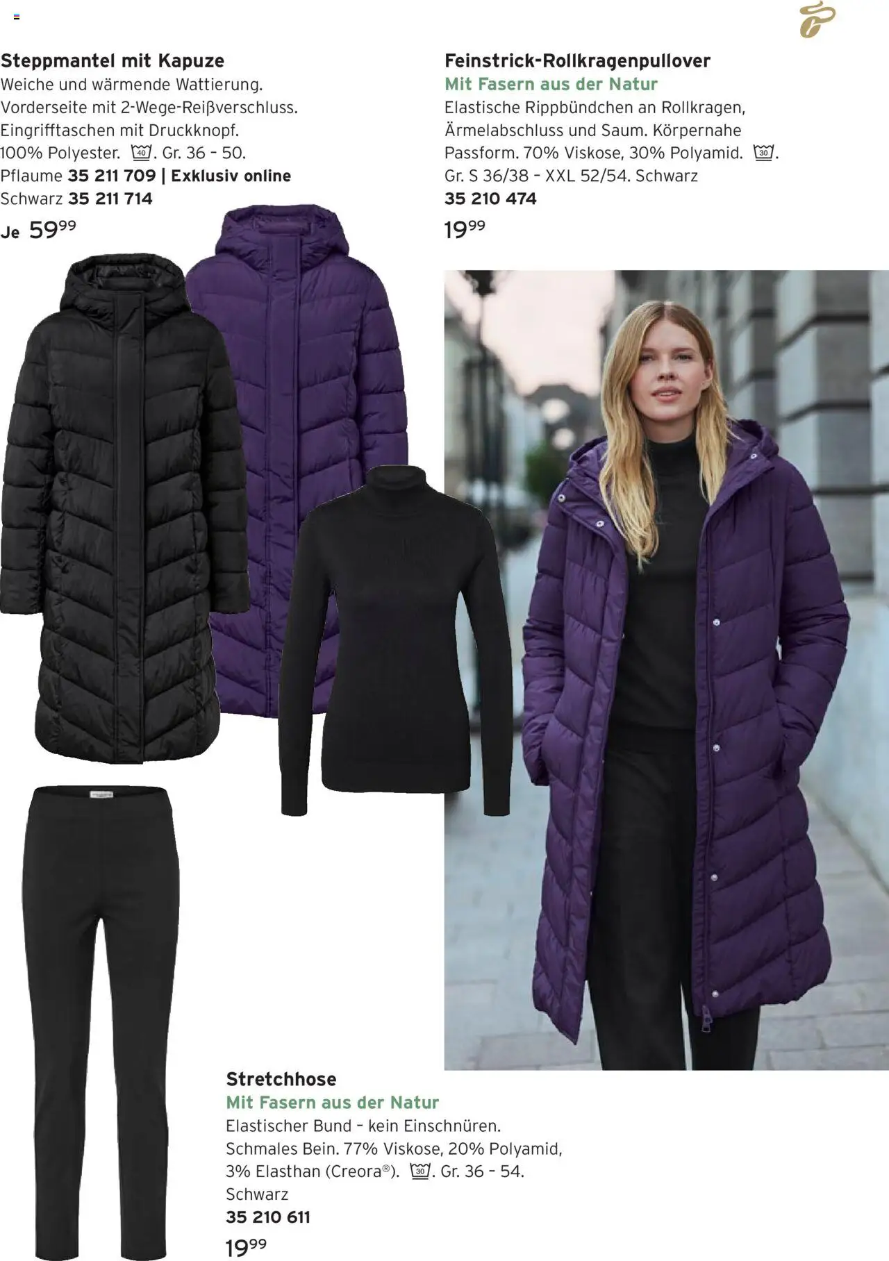 Prospekt Tchibo Winter chic – gültig ab 15.10.2025 | Seite: 23 | Produkte: Steppmantel