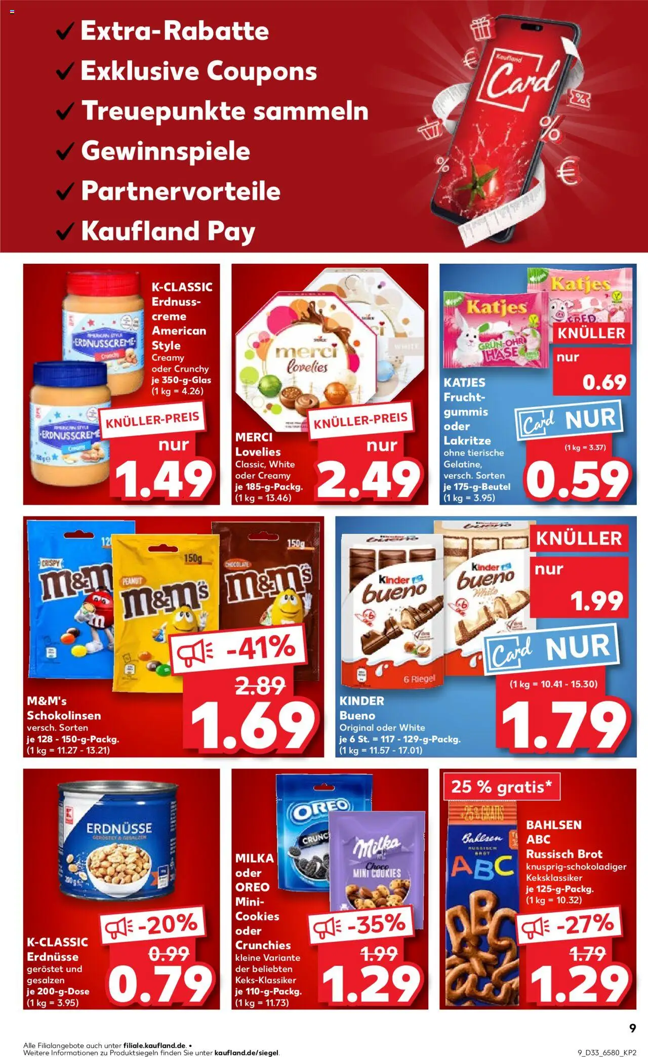  | Pagina: 9 | Producten: Oreo, Kinder, Crème