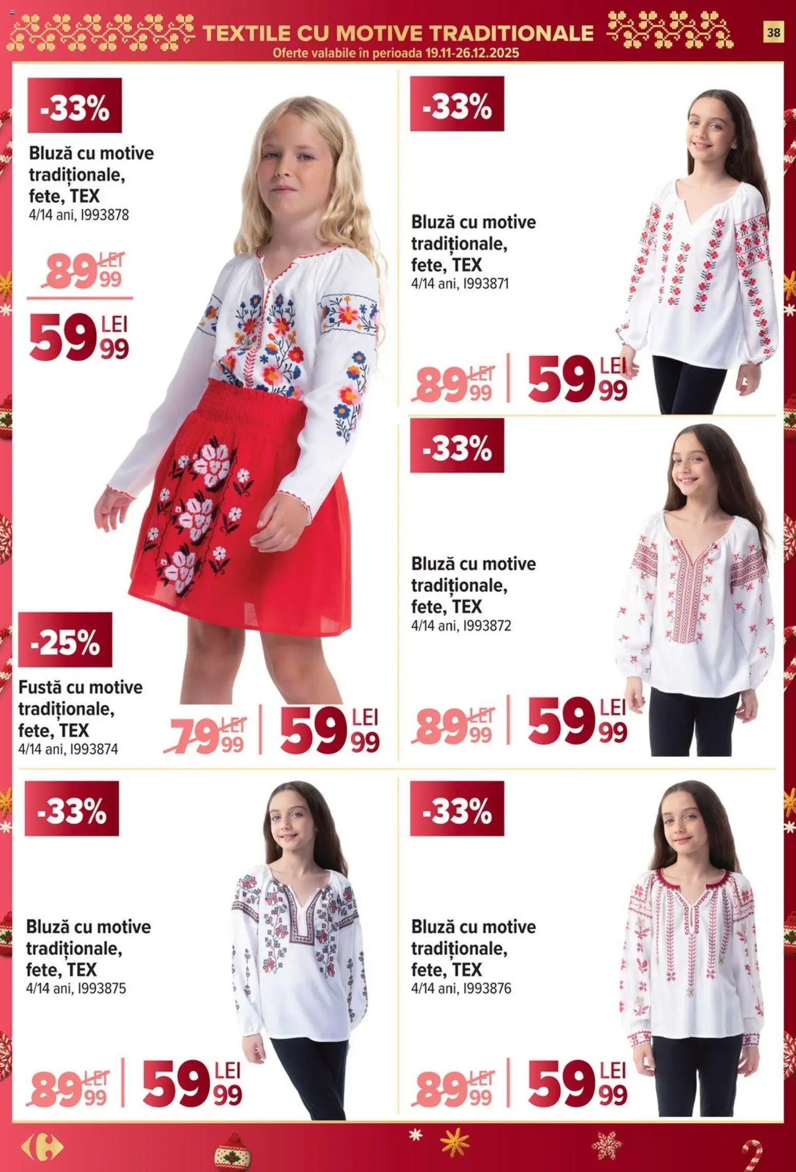 Noul catalog Carrefour – valabil de la 26.11.2025 | Pagină: 38 | Produse: Bluză