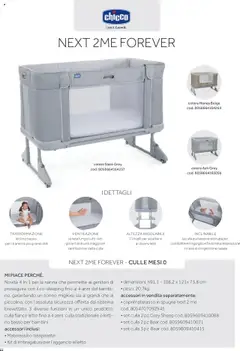 Anteprima del volantino Catalogo Camarette e Lettini Prenatal	 valido a partire dal 01.01.2025 | Pagina: 15 | Prodotti: Spugna, Lettino, Culla, Letto