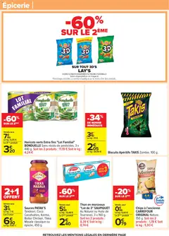 Carrefour - Prévisualisation de Carrefour catalogue semaine 44 valide à partir de 28.10.2025 | Page: 38 | Produits: Thon, Huile, Chips, Biscuits