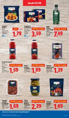  | Page: 23 | Produits: Olive, Base, Tomates séchées, Jus